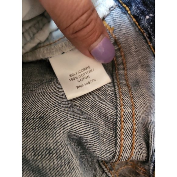 Levi's Redone 23" Button Fly Distressed Straight Leg Jeans - Picture 10 of 12